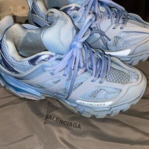 Balenciaga Men’s Light Blue Sneakers